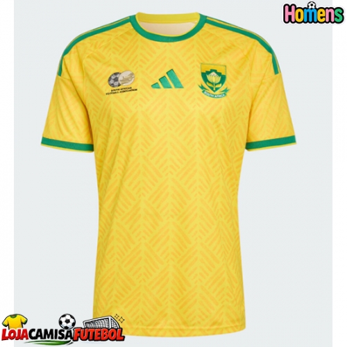 Camisa de Futebol África do Sul Equipamento Principal Mundo 2026 Manga Curta